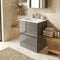 Pemberton 600mm Grey Freestanding Vanity Unit