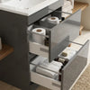 Pemberton 600mm Grey Freestanding Vanity Unit