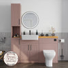 Oliver Pink Shaker Fitted Furniture Combination with Tall Boy Storage