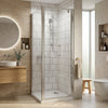 Pivot 900mm x 800mm Rectangle Shower Enclosure Radiant