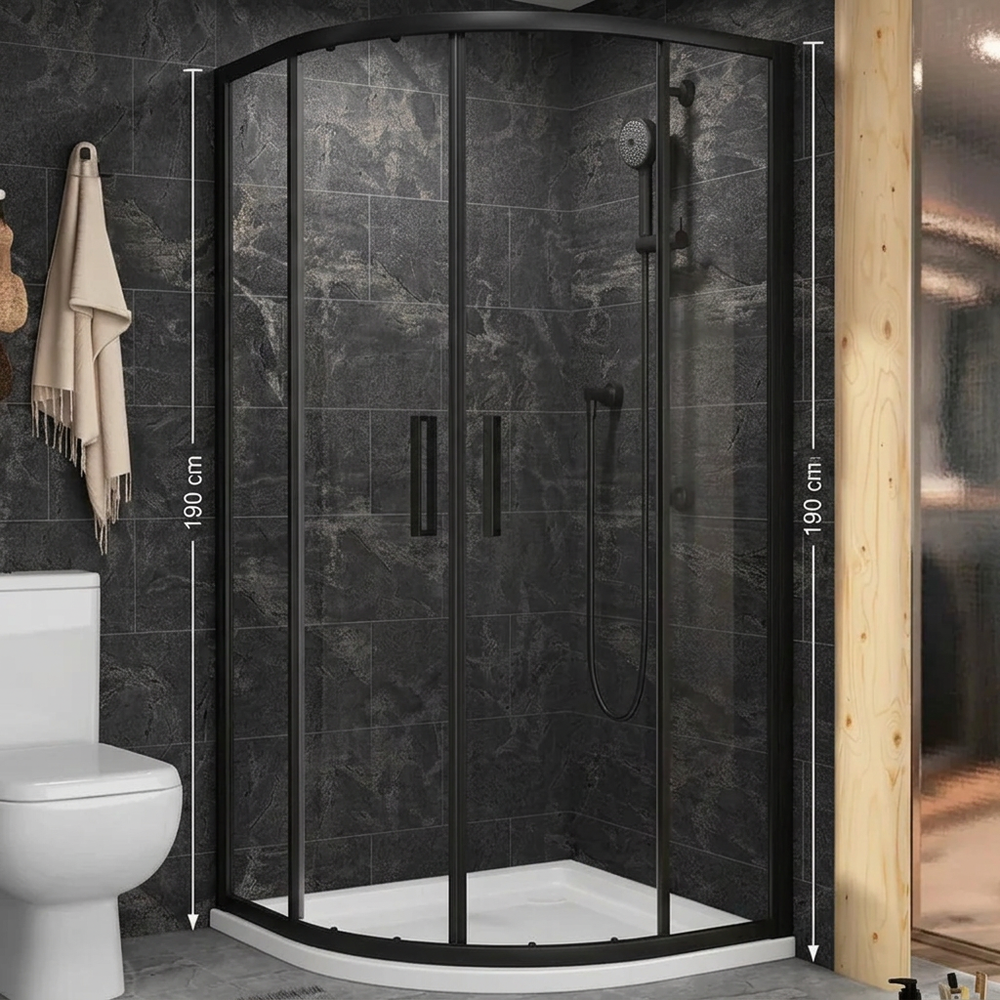 900mm x 900mm Standard Height 2 Door Quadrant Radiant