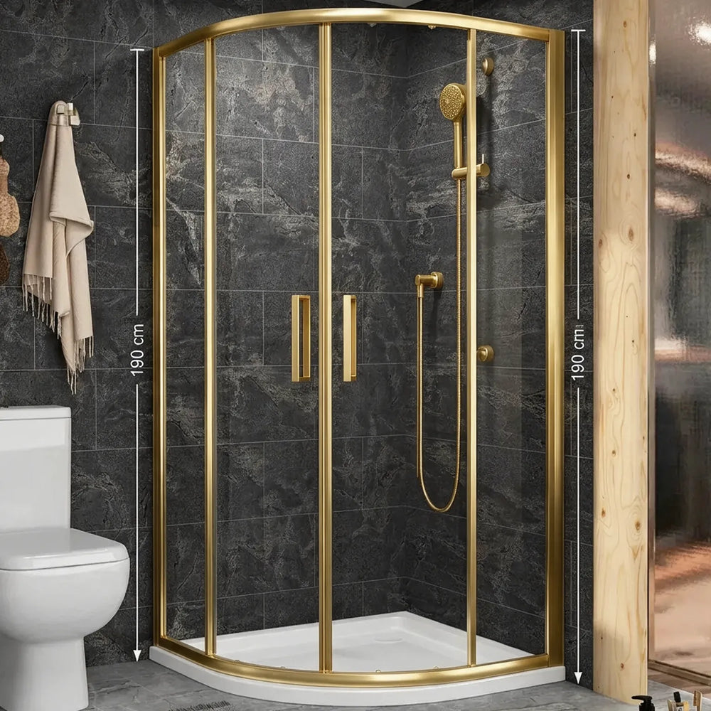 900mm x 900mm Standard Height 2 Door Quadrant Radiant