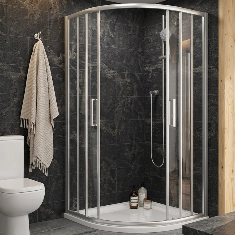 900mm x 900mm Standard Height 2 Door Quadrant Radiant