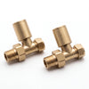 Radiator Valves Brushed Brass