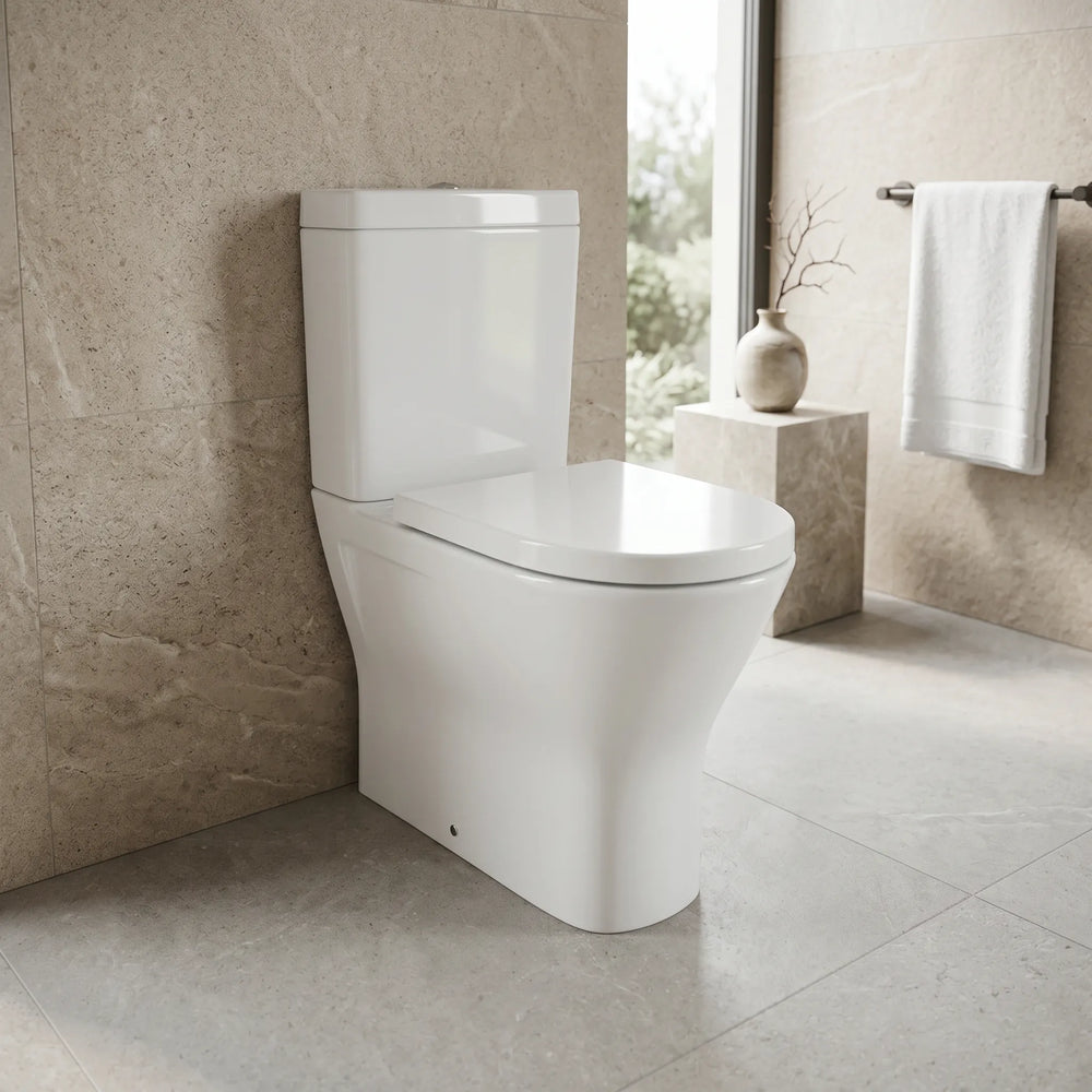 Resort Rimless Closed Couple Toilet