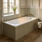 1400 x 700mm Single Ended Bath Mercury