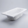 1400 x 700mm Single Ended Bath Mercury