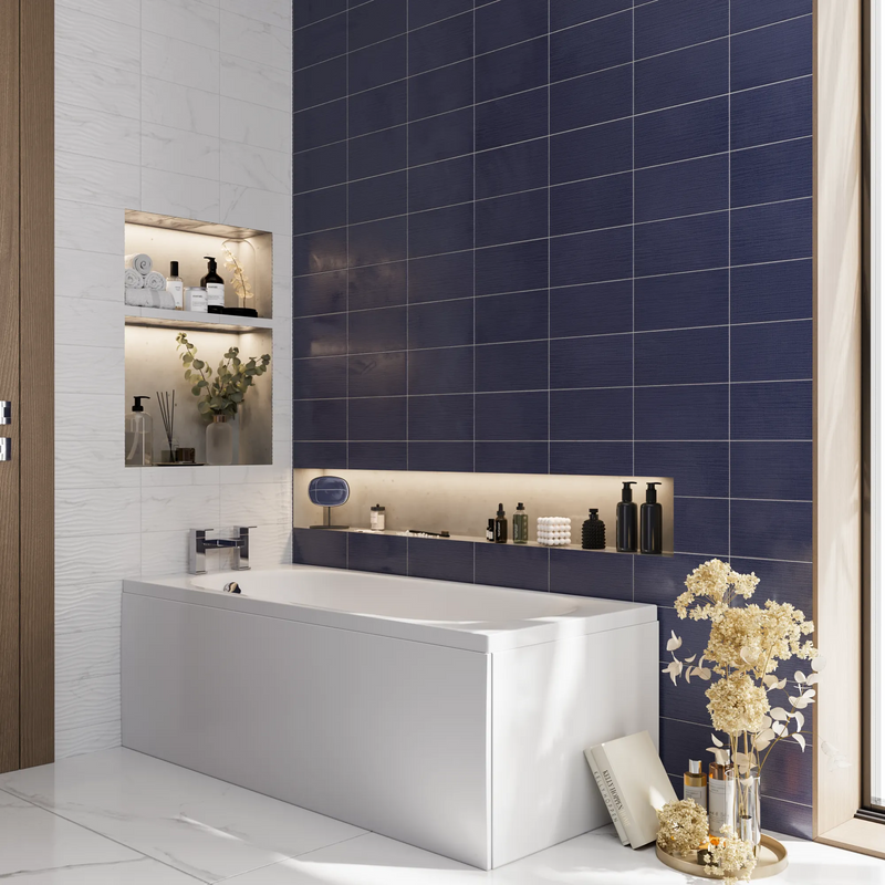 1600mm Single Ended Bath Mercury