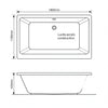 1800mm Double Ended Bath Vernwy
