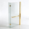 L shaped Bath Screen with Rail Radiant