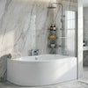 Curved Screen for Cleo Bath Radiant