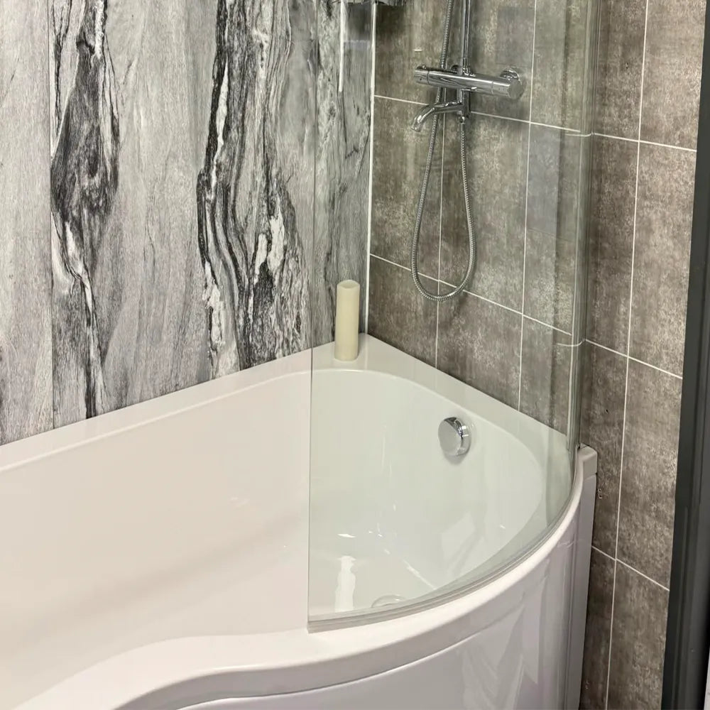 Shower Bath Curved Screen Ethan