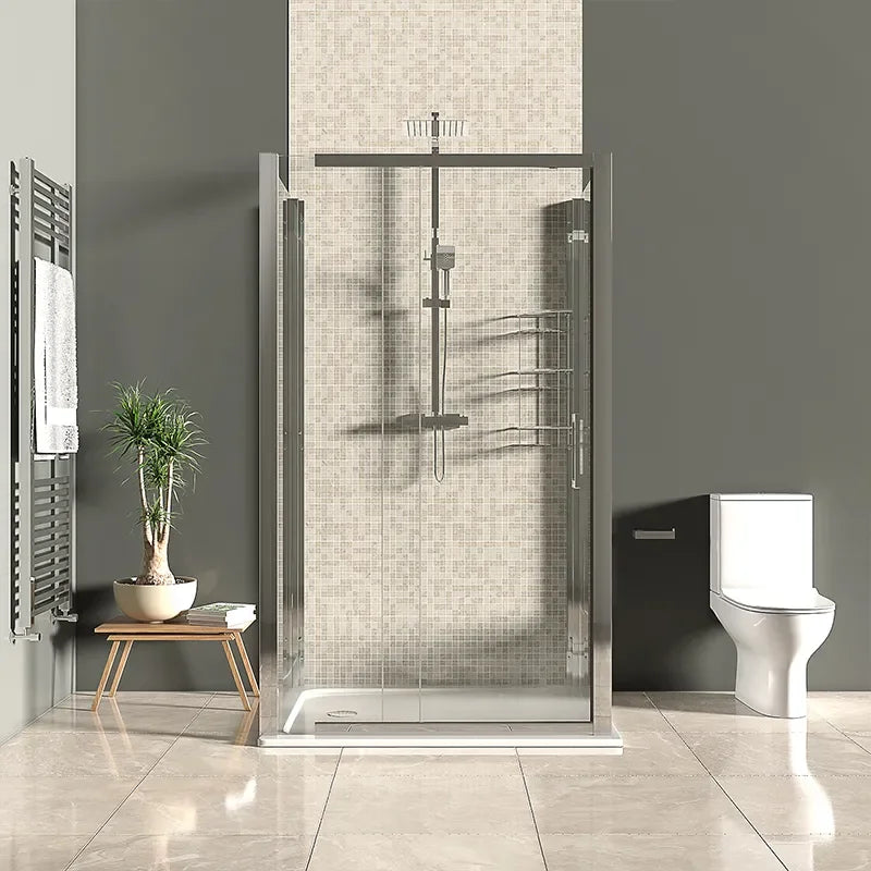 1200mm Semi Frameless Sliding Door Odessa