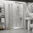 Reduced Height 760 x 760 x 1750 Corner Entry Radiant