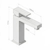 Mini Basin Mono Mixer Tap with Waste Slade