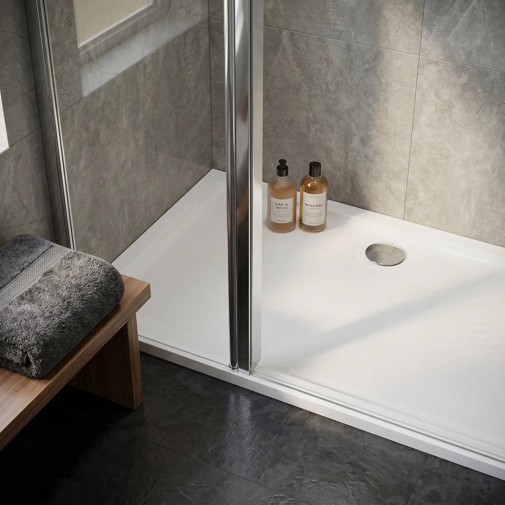 40mm Rectangular Shower Tray Anti Slip