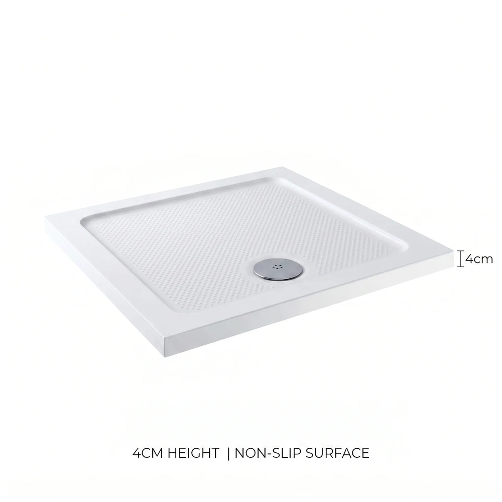 40mm Square Shower Tray Anti Slip