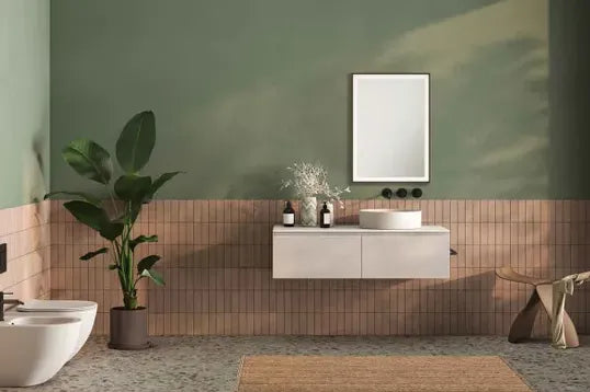 Langley Black Frame Tunable LED Mirror