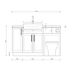 Oliver Grey Slim Shaker Fitted Furniture Combination