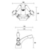 Glas Granley  BAS Gold Tap