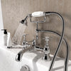 Crosshead Bath Shower Mixer Tap with Handset & Hose Chester
