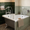 Crosshead Bath Shower Mixer Tap with Handset & Hose Chester