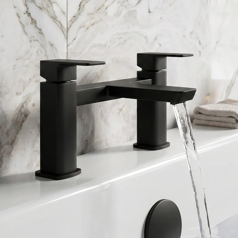 Bath Filler Matt Black Nuro