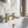 Bath Filler Brushed Brass Pescara