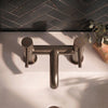 Fluted Brushed Bronze Bath Filler