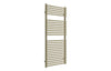 Round Tube Ladder Rail 500 x 1190mm Brushed Brass Teplo