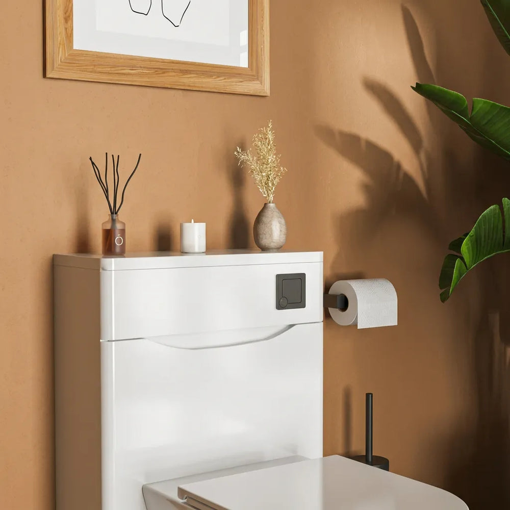 Zentro 500mm White Back to Wall Unit