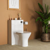 Zentro 500mm White Back to Wall Unit
