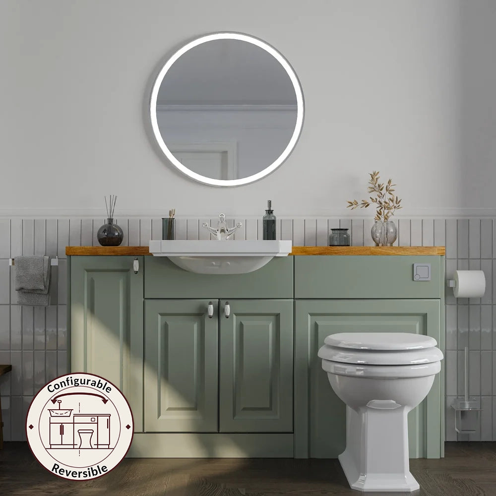 Oliver Traditional Sage Green Fitted Furniture Combination