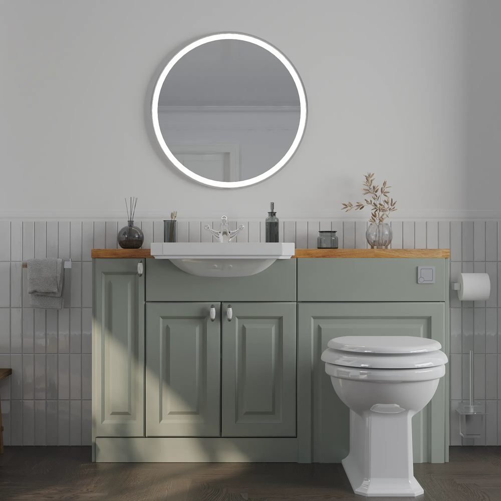Oliver Traditional Sage Green Fitted Furniture Combination