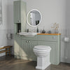 Oliver Traditional Sage Green Fitted Furniture Combination with Tall Boy Storage