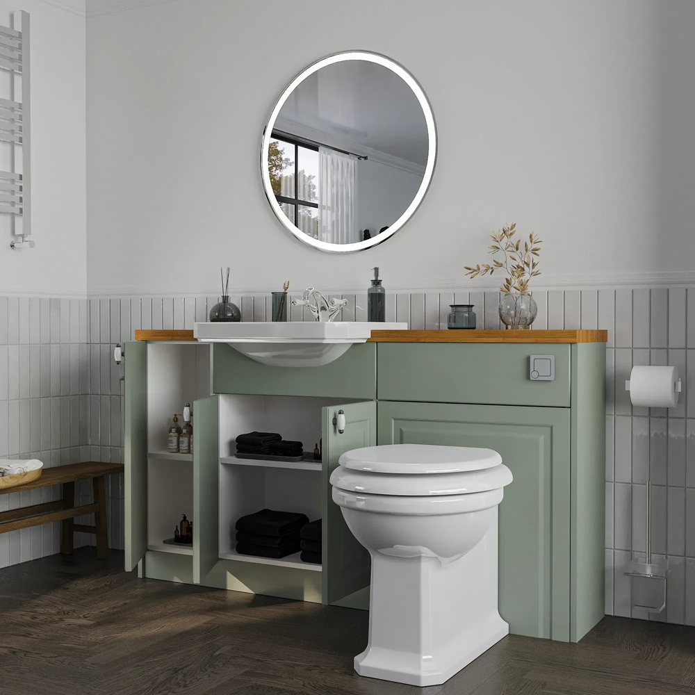 Oliver Traditional Sage Green Fitted Furniture Combination
