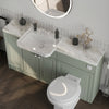 Oliver Traditional Sage Green Fitted Furniture Combination