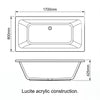1700mm Double Ended Bath Vernwy