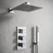 Square Shower Valve Triple 3-Way 38 Stop Ribble