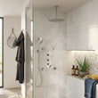 Round Shower Valve Triple 3-Way 38 Stop Tweed