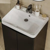 Zentro 600mm Floorstanding Black Vanity Unit