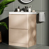Zentro 600mm Floorstanding Cashmere Vanity Unit