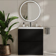 Zentro 800mm Floorstanding Black Vanity Unit