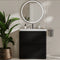 Zentro 800mm Floorstanding Black Vanity Unit