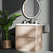 Zentro 800mm Floorstanding Cashmere Vanity Unit