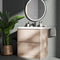 Zentro 800mm Floorstanding Cashmere Vanity Unit