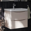 Zentro 600mm Wall Hung Cashmere Vanity Unit