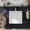 Zentro 600mm Wall Hung White Vanity Unit