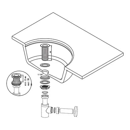 Unslotted Basin Waste