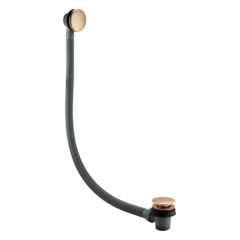 Brushed Bronze Easy Clean Bath Sprung Waste & Overflow